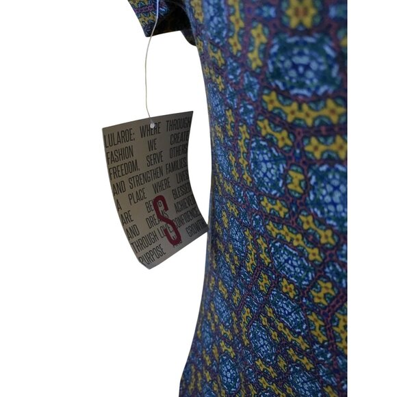 LuLaRoe Womens S Geometric Print Dress Julia Sheath Pencil Dress Kaleidoscope - Picture 11 of 12